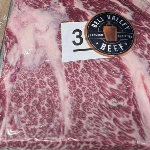 Chilled Bell Valley MB3+ Short Rib Meat