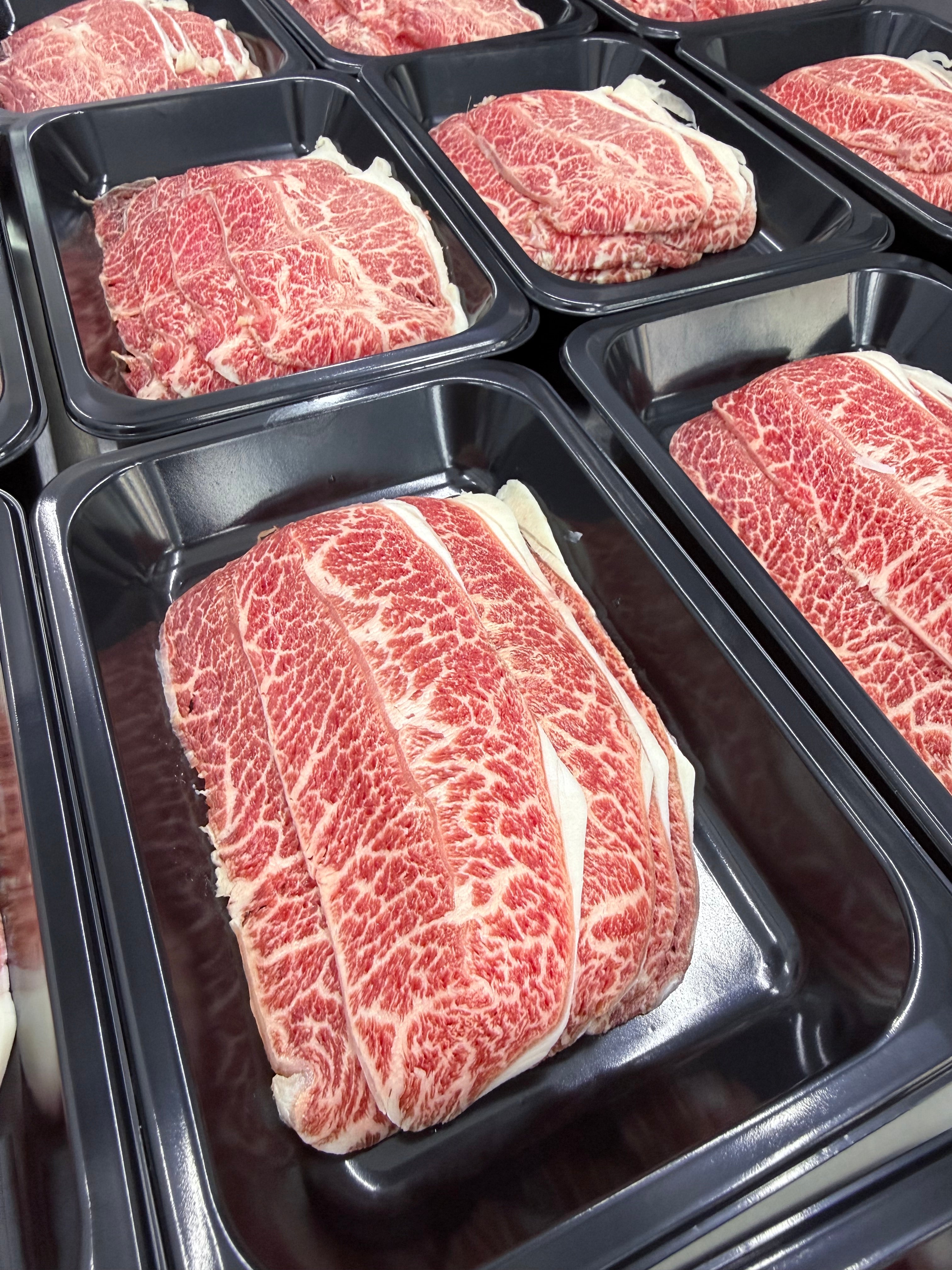 USDA 極佳牛板腱 火鍋片 100g (買5送2）