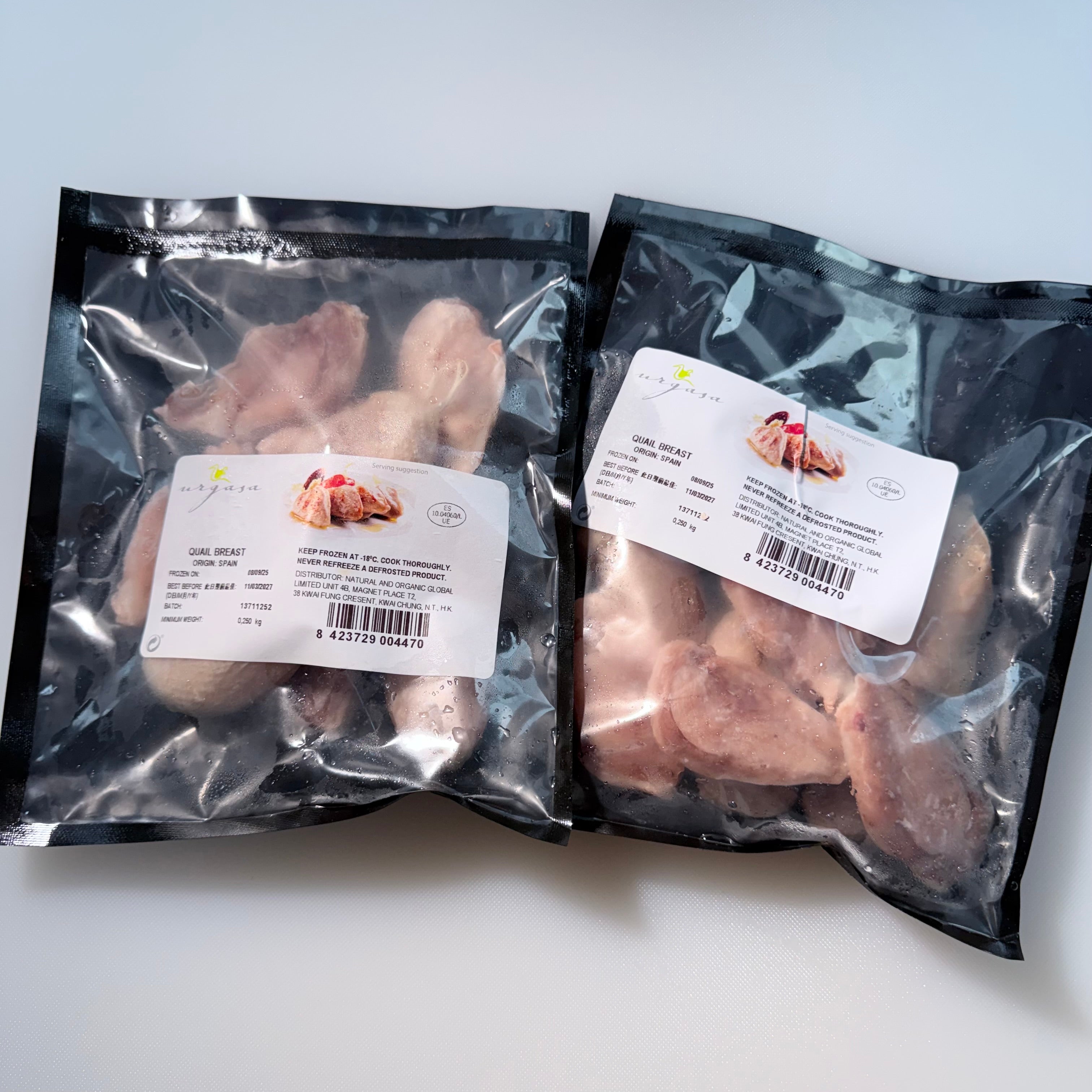 Spanish Cage Free Quail Breast (250g)
