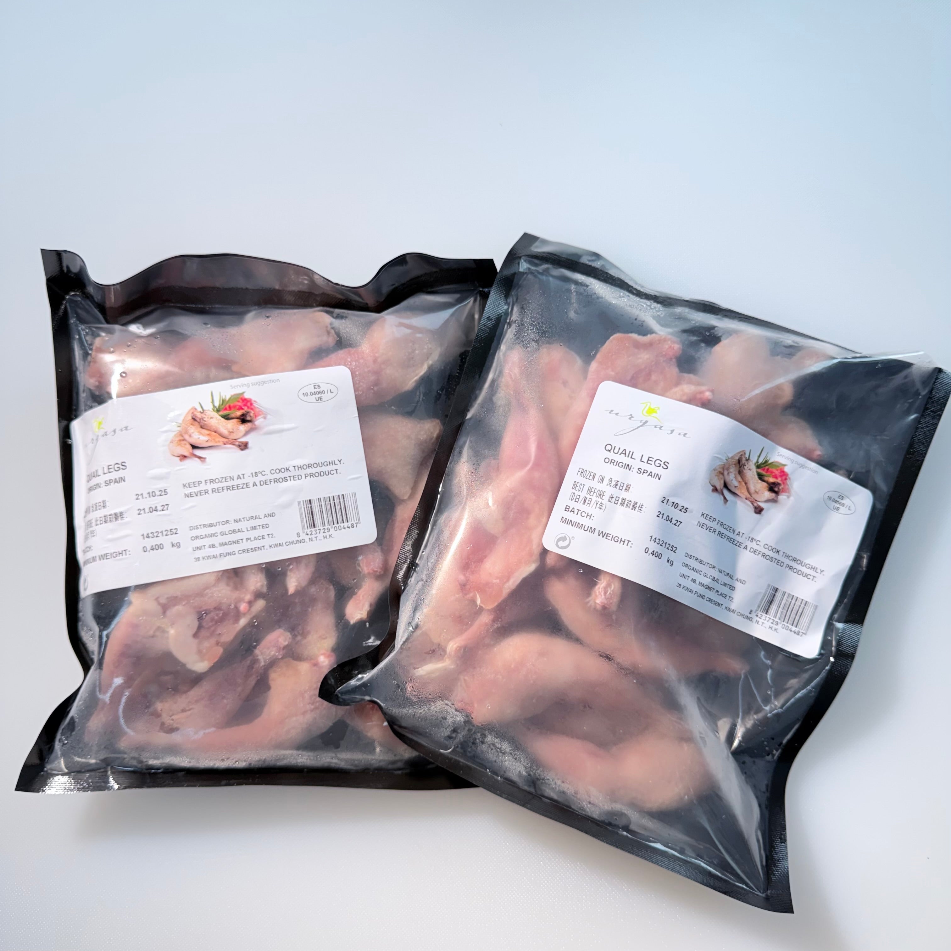 Spanish cage Free Quail Legs （400g)
