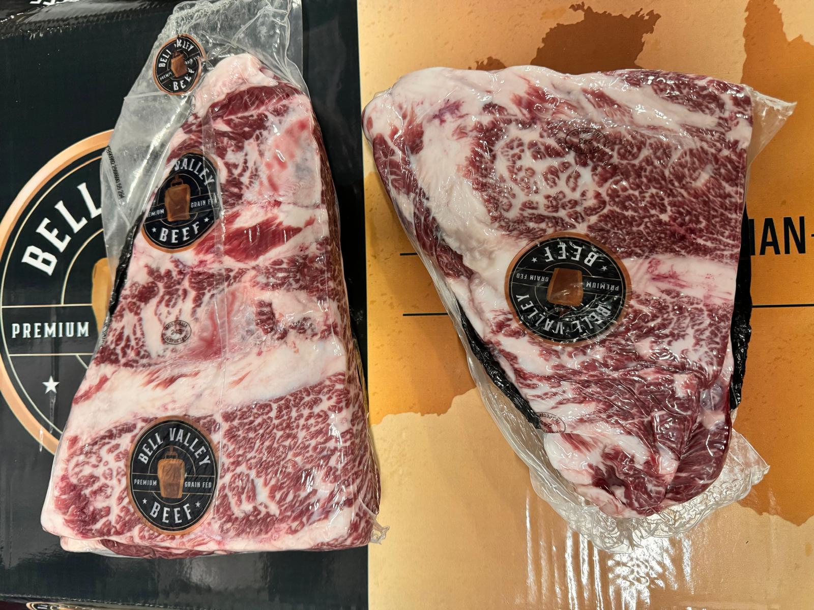 澳洲冰鮮Bell Valley M3+ 穀飼牛前胸肉 (Deckle)