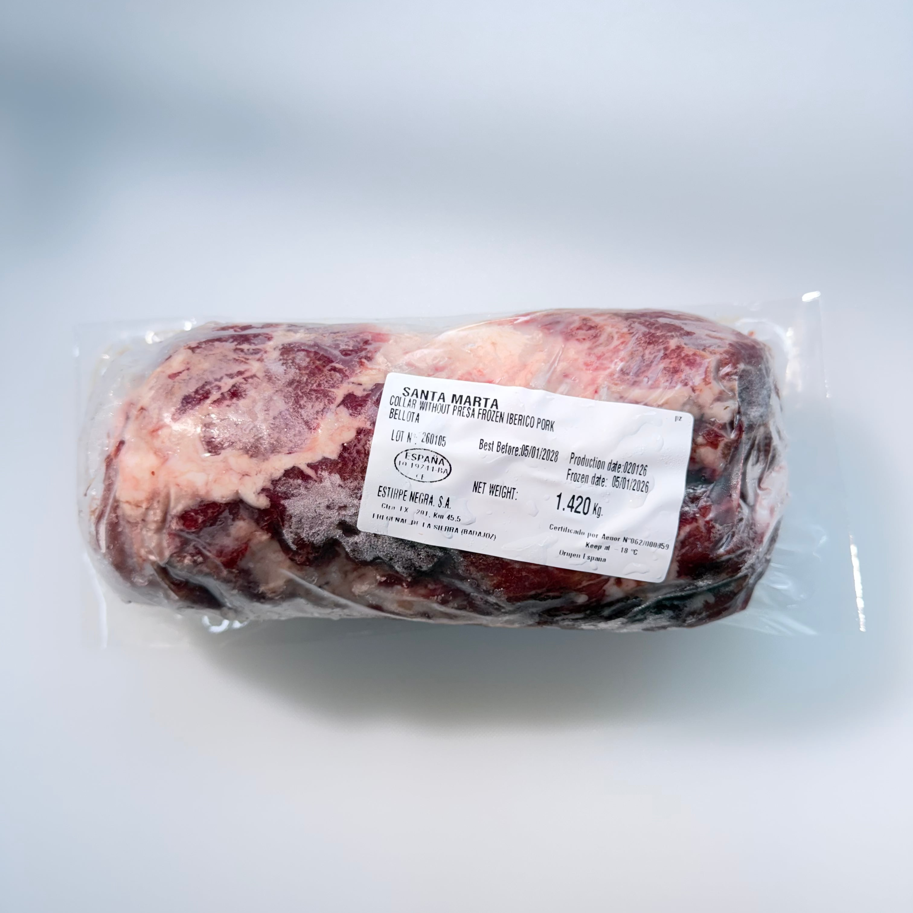 Santa Marta 西班牙伊比利亞橡果黑毛豬梅肉